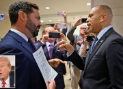 Shutdown chaos reaches new low as lawmakers clash in hallway