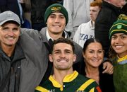 Australia’s Power Couple Mary Fowler and Nathan Cleary Reunite at Football Match in England