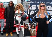 Hamilton’s Vegas Hot Lap with Beyonce as F1 WAGs and Brooks Nader Wow